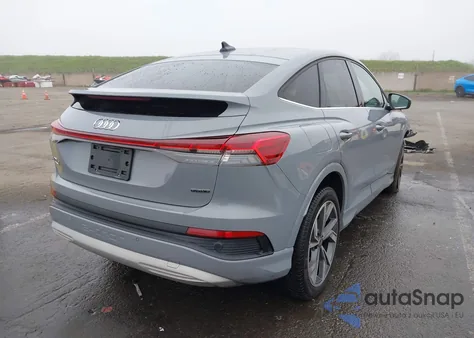 2022 Audi Q4 Sportback E-Tron Prestige 50 Quattro из США, поврежденный, VIN WA112BFZ9NP052414